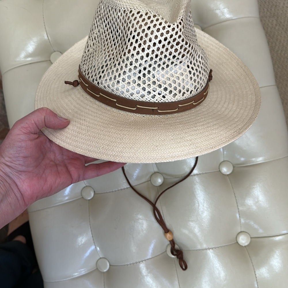 Outback Straw Collection Cream Hat - Picture 3 of 10